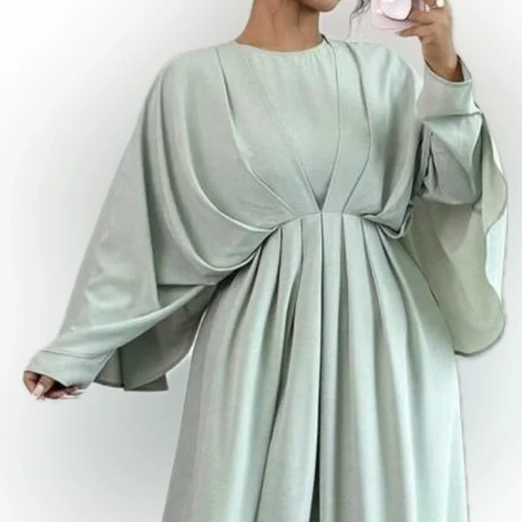 👗 PLUS Mint Green Maxi Dress 👗 - Picture 3 of 10